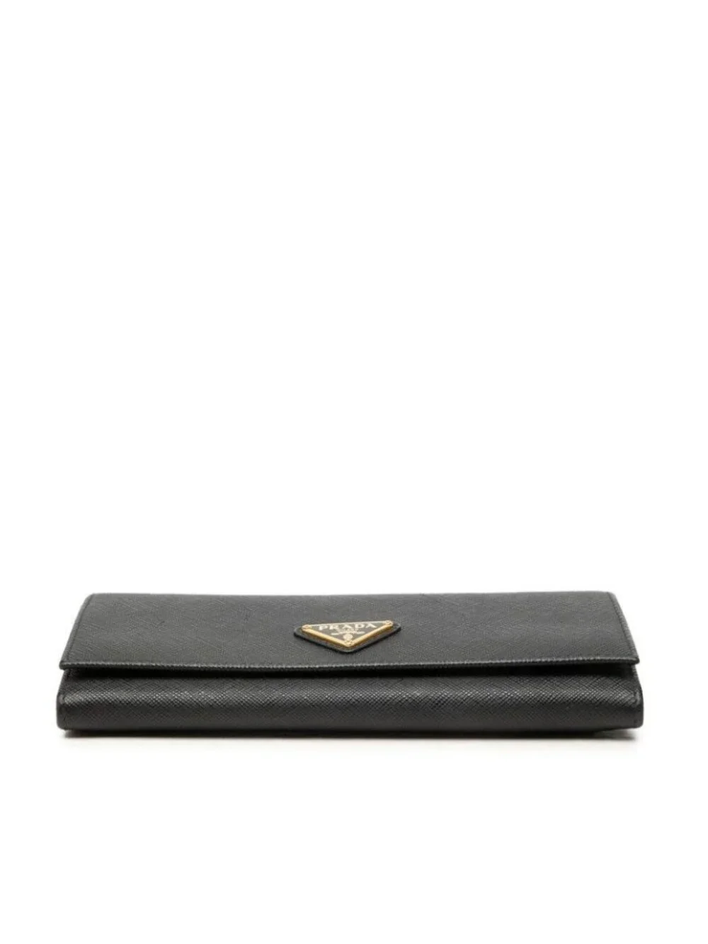 Prada Bifold Wallet Black Saffiano Leather